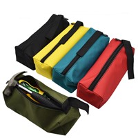 Simple Color Kit Waterproof Electrician Tool Bag Protable Small Hand-held Tool Holder Pocket Multiple Uses