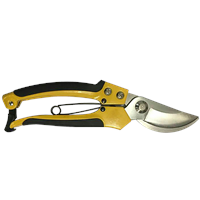 Deli Pruning Shears (Black and yellow series), 8&amp;quot; Stainless Steel blade  Aluminum alloy adhesive handle, DL2770