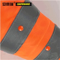 SAFEWARE, Adjustable Reflective Road Cone Height 50cm Nylon Fabric + Reflective Strip, 11123