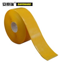 SAFEWARE, Heavy Duty Marking Tape (Yellow) 10cm30m 1mm Thick PVC Material, 15101