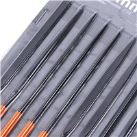 SHEFFIELD, 10Pc Assorted Files Set (3x140mm), S090007