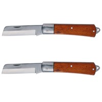 Straight edged electrical knife