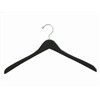 Wooden Jacket Hanger Without Bar/In Black Finish