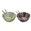 handicraft salad bowl ,spoon and fork