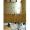 organza curtain with towel embroidery,curtain fabric