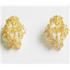 18K gold plated CZ earrings
