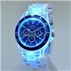 transparent plastic watches with LED