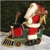 Fiber Optic Santa Claus with Train
