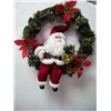 Christmas Wreath with Santa Claus