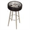 Bar stool tire clock