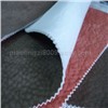 Suede fabric bonded with velvet fabric