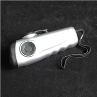 Dynamo Rechargeable Flashlight with Logo Printing