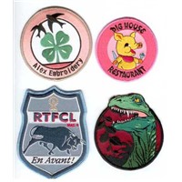 Embroidered patches and emblems