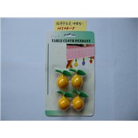 supply novelty plastic lemon tablecloth clips