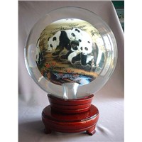 Inside painting glass globe,ball,crystal ball