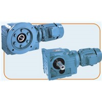 T series helical-bevel geared motor