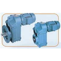 P series parallel shaft helical geared motor