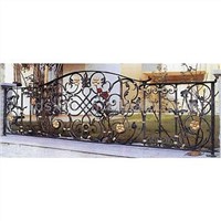 Iron craft furniture garden fence