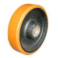 polyurethane wheels with cast iron
