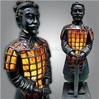 Terracotta Warrior Tiffany Lamp