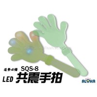 LED Green Dark-light Syntonic Hand Racket
