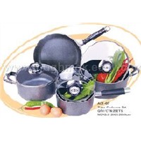 7pcs aluminium cookware set
