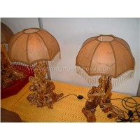 Wooden Root Carving Lamp