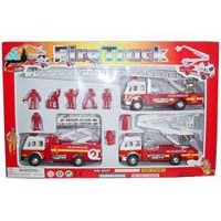Die Cast Fire Truck Set