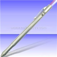 4-In-1 Novelty Ballpoint Pen with Red Laser, White LED Light and PDA