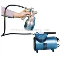 Mini Air Compressor - Low Pressure Spray Gun