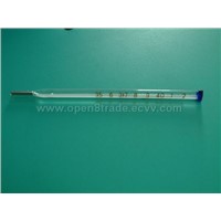 Oral mercurial thermometer
