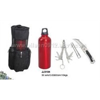 4pcs Hiking Set W/Nylon Holder