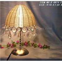 Beaded Electrical Reading Lamp