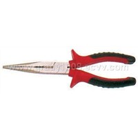 longnose plier,nickle alloy plated with heavy duty handle