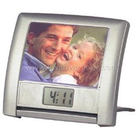 Attractive LCD Talking Clock with Real and Chime Report in Photo Frame Design
