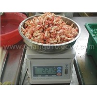 frozen cooked crayfish tail meat