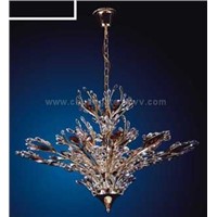 Chandelier with Brown Crystal