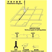 Metal Ceiling Suspension Part (Triangle Keel)