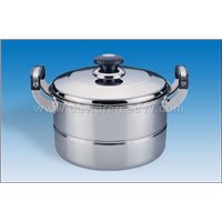 No: CS-014A Electromagnetic Sandwih-Bottom Steamer Pot/Single steamer piece