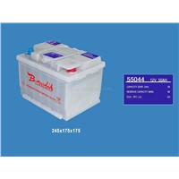 DIN Dry Charged Car Battery (35Ah--105Ah)