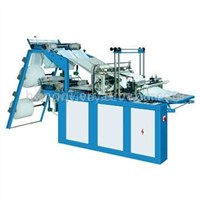 High-speed photoelectric control double-layer four-line bag-making machine