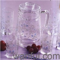 Glass Drink Set