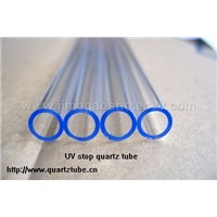 UV stop quartz tube