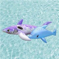 Dolphin- and Shark-Shaped Inflatable Riders with Heavy Duty Handles ST-2009