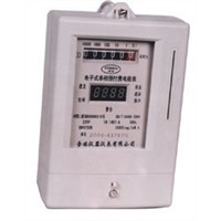 Sell card operated prepaid kwh meter