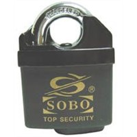 Stainless Steel Plastic Open mouth Padlock