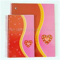 Red Heart Spiral Notebooks
