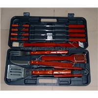 18pcs bbq tools in blow case