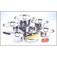 12pcs Cookware(Silicon Handle and Lid)