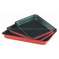 3pcs square fry pan